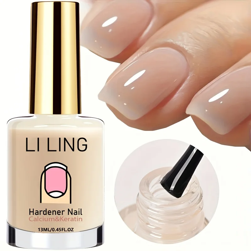 Frühling Sommer Neuer Nude-Stärkender Nagellack Lufttrocknend Schnelle Maniküre Ein Muss für Vielbeschäftigte und Maniküre-Profis
