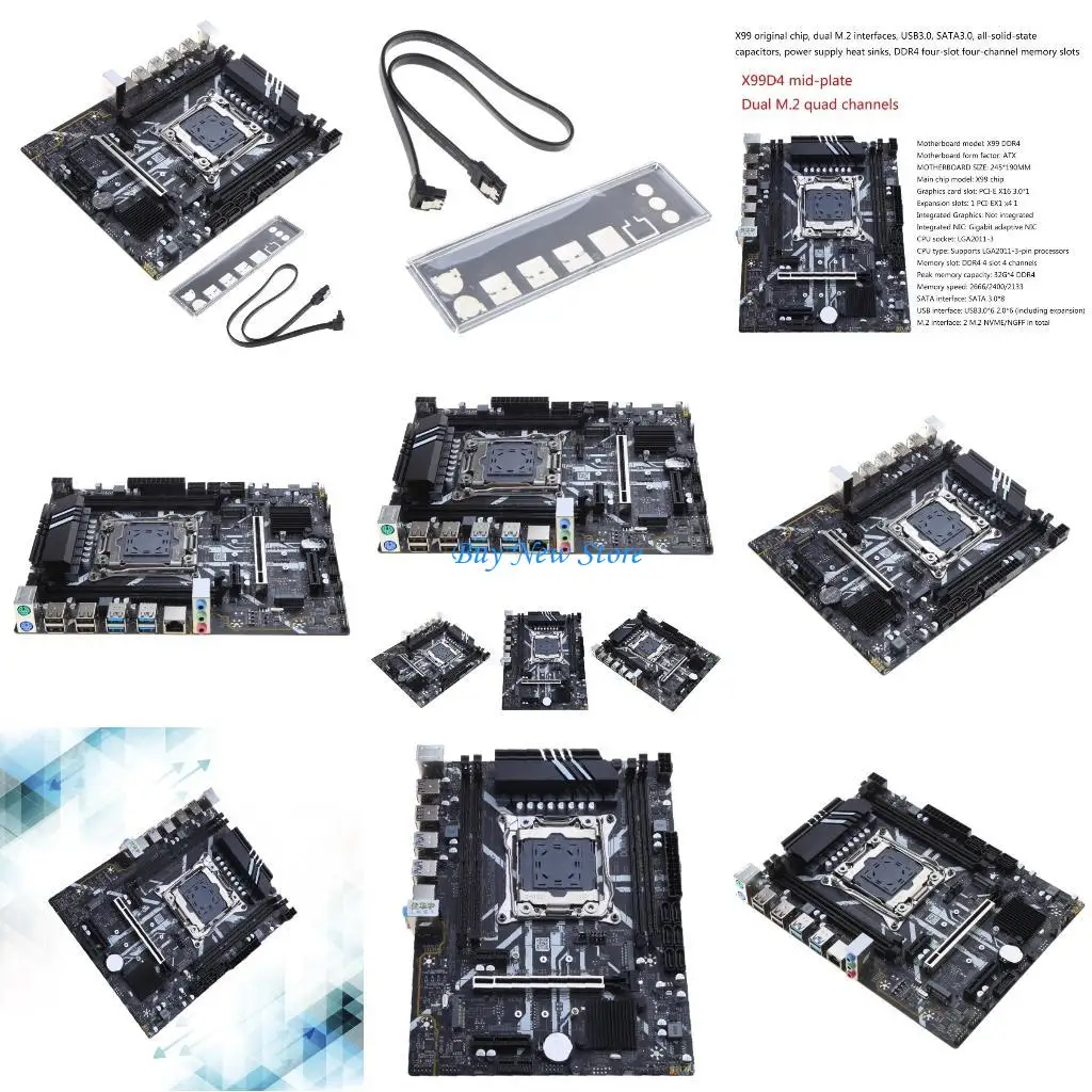

20CE X99 DDR4 Motherboard Slot Processor QuadChannel DDR4 2833/2666/2400/2133