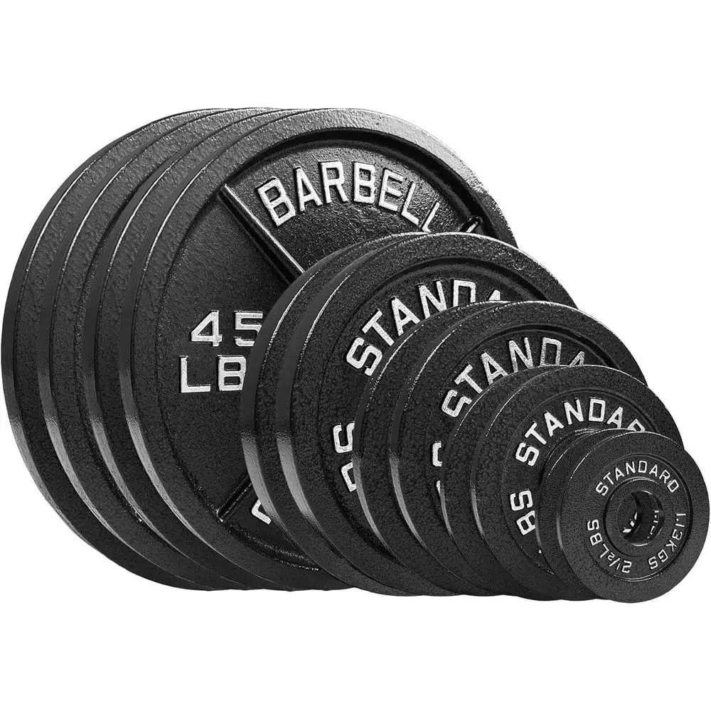 

Набор стальных дисков с покрытием премиум-класса: 2,5 фунта, 5 фунтов, 10 фунтов, 25 фунтов, 2x45 фунтов для пауэрлифтинга