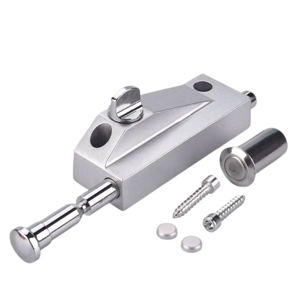 Brand New Latch Lock Household Hardware Iron Reliable Revolving Door Stainless Steel Door Zinc Alloy Framed Door