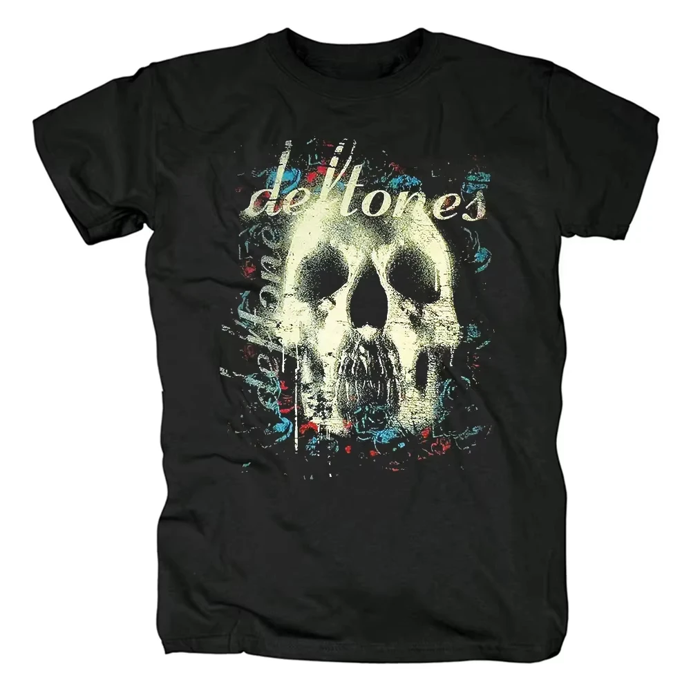 2025 Deftones Cotton Singer Band T Shirt Men Women Hip Hop Rock Tee Fashion Short Sleeve Tshirt Summer Oversized T-shirts Tops image 3