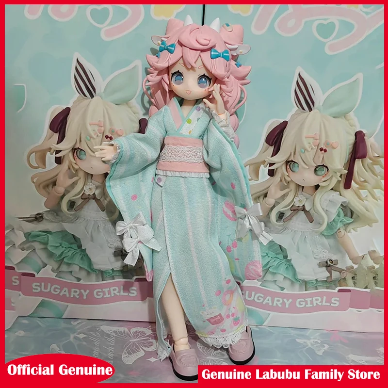 

Новая оригинальная серия Sugarygirls, слепая коробка, Bjd, подвижные куклы 1/8 Mjd, экшн-фигурка, декор для стола, модная игрушка, загадочная коробка, милый подарок