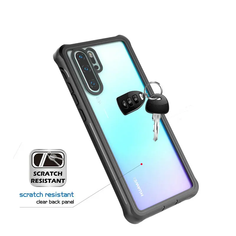 For Huawei P30Pro Crystal Case Funda Huawei P30 Pro Case VOG-L29 Clear Back Cover for Huawei P30 Case ELE-L09 360 Protection