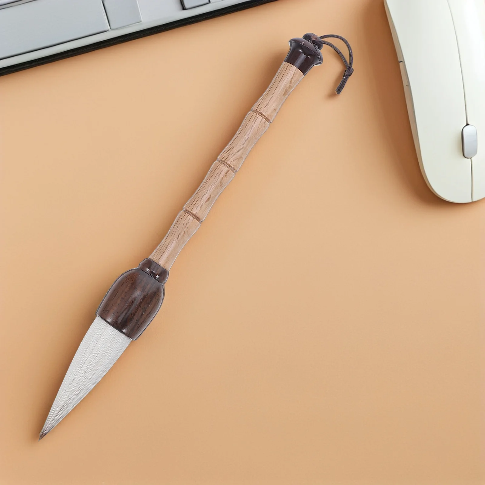 

Large Chinese Calligraphy Brush Bamboo Handle Mixed Hair Ideal for Landscape Painting Watercolor Drawing Ink Brush