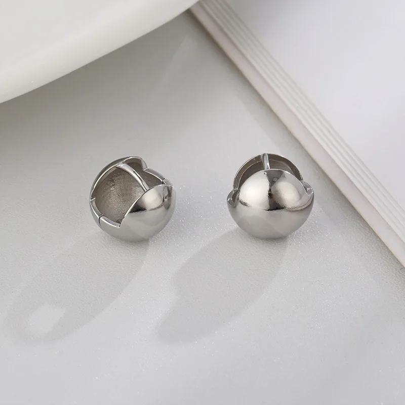 

Серьги-гвоздики из стерлингового серебра 925 пробы с круглыми шариками для женщин, роскошные свадебные серьги высокого качества с хромом, элегантные ювелирные изделия, тренд 2025, деньги 925