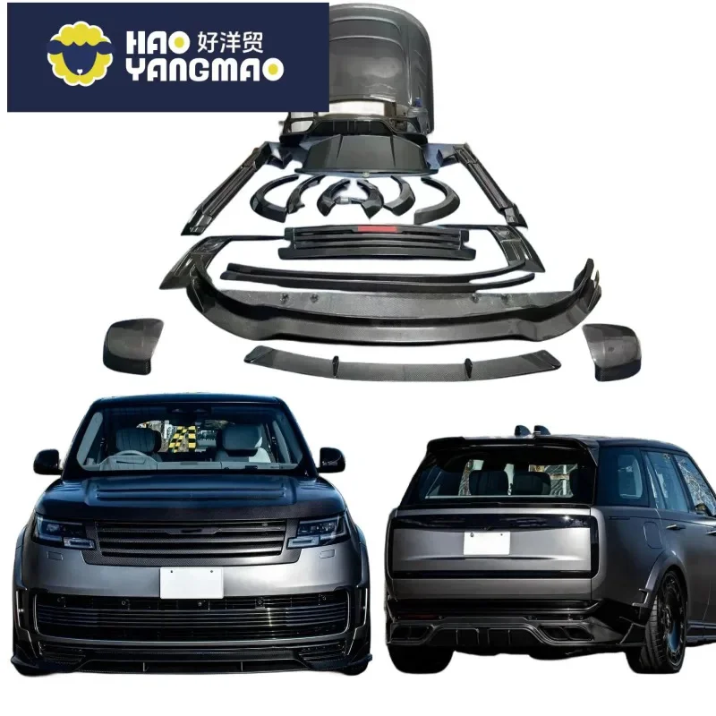 Suitable for Luxury-Inspired FOR Range MSY Style High-Quality Carbon Fiber Front Body Kit Parts
