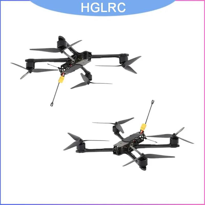 

6S Long Range FPV Drone, HGLRC MY10 with 2.5W VTX, F405 60A Stack & 900KV Motors for Extended Flight & Exploration