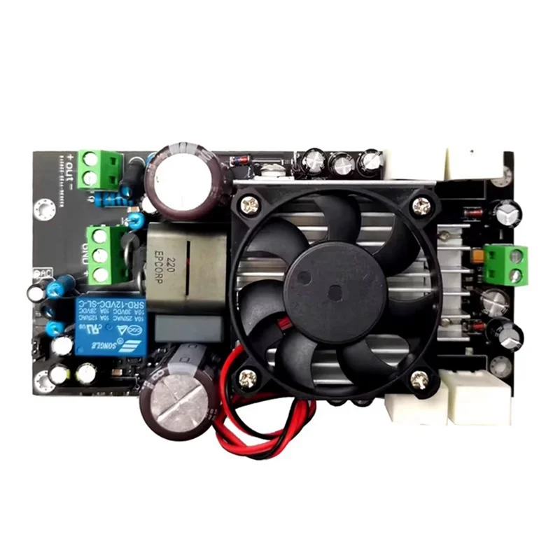 

SUNRI-HIFI IRS2092S 1000W Class D Digital Power Amplifier Board Subwoofer Full Frequency Power Amplifier Board DC45V-80V Durable