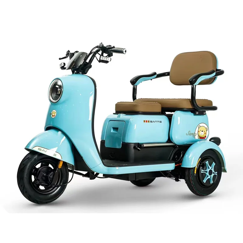 Factory sales EEC certificate electric tricycle adult big wheel tricycle tlectric tricycle for cargo passenger