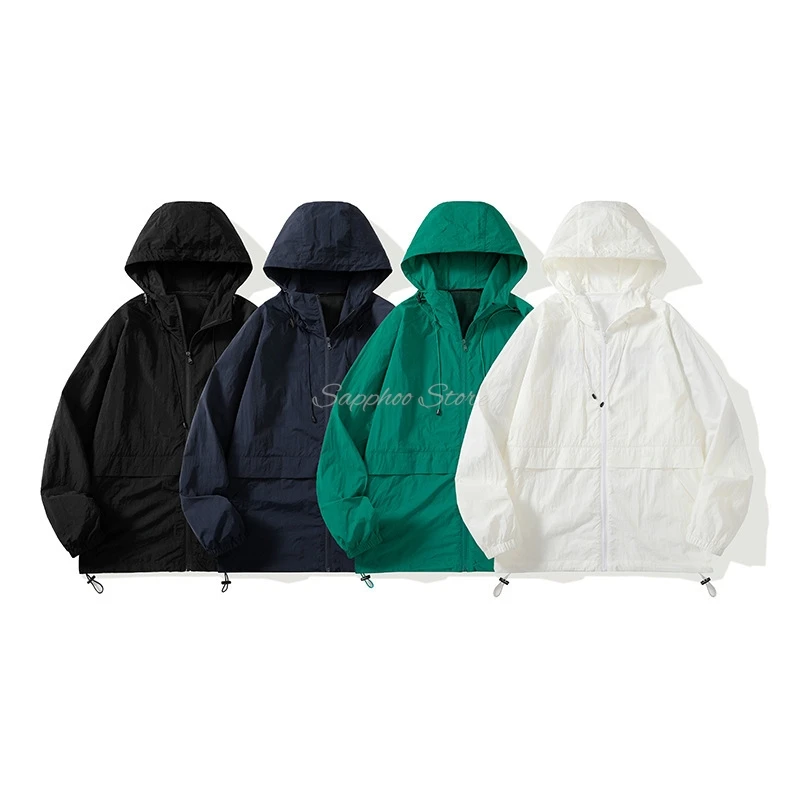 

M/L/XL/2XL/3XL Pet Groomer Work Clothes Hooded Uniform Summer Sunscreen Ice Sensation Outdoor Lightweight Unisex Quick Drying