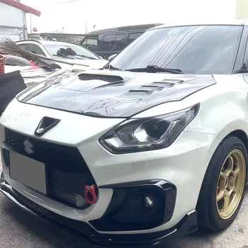 Pro Suzuki Swift Sport ZC33S 2017-2022 karbonový přední nárazník, kryt motoru, kapota, větrací otvory, díly, upgrade stylingu vozu 10 nejlepší prodej Chránič kapoty Suzuki Swift Sport - №7