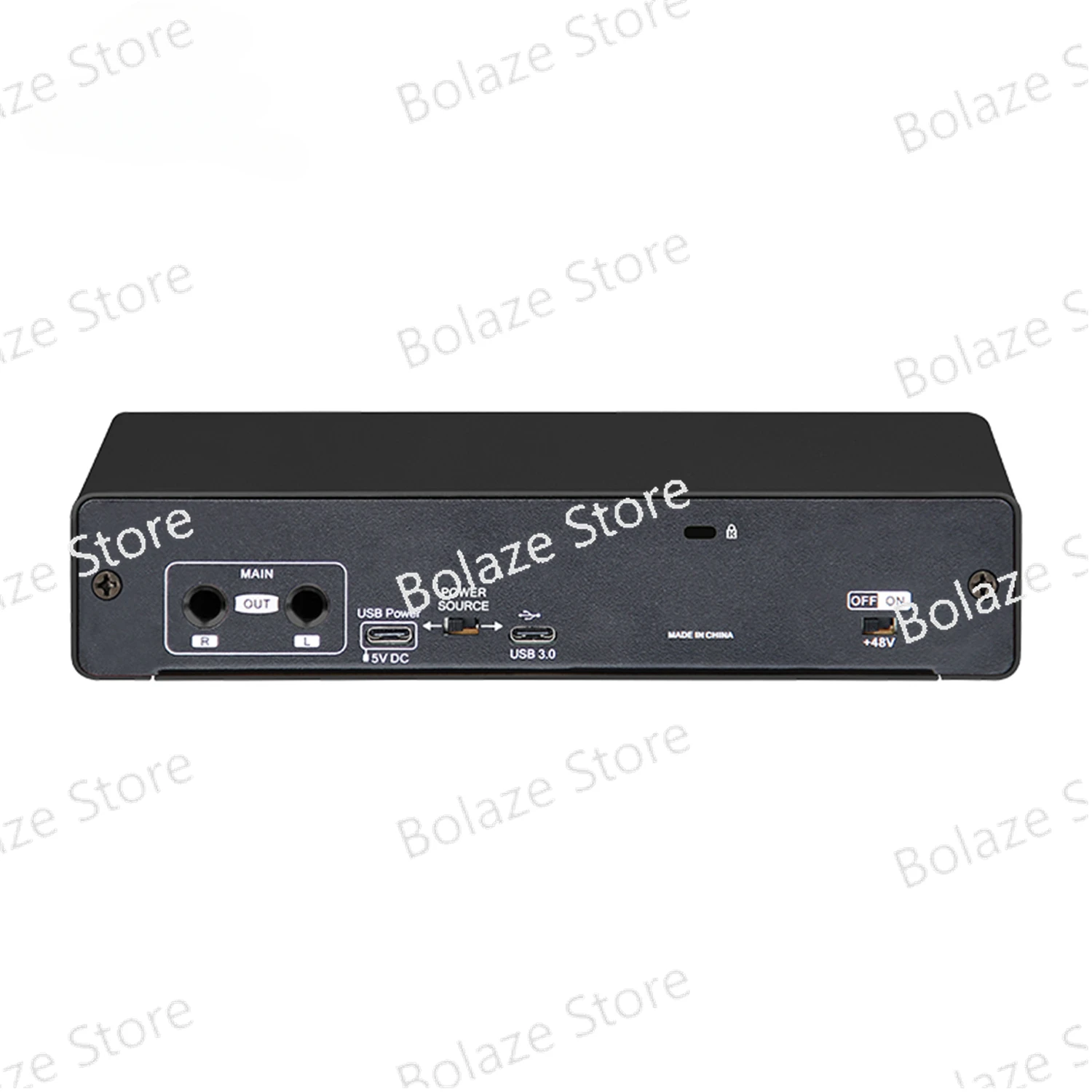 GAX-UC22 24bit/192KHz Professional Audio Interface Support High Resistance Instruments and LOOP BACK Sound Card