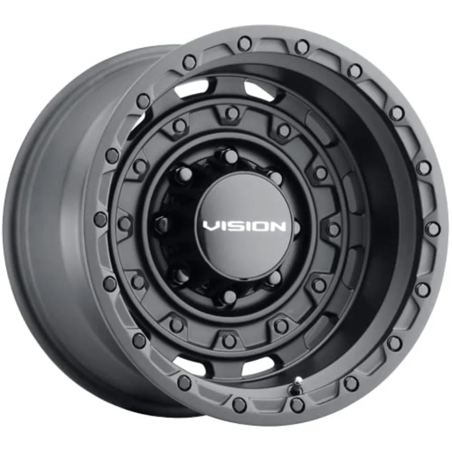 403 TACTICAL Custom Wheel 18x9.5 Satin Black Rim with -18 Offset 8x180 Bolt Pattern 124.2mm Hub for Off-Road Performance
