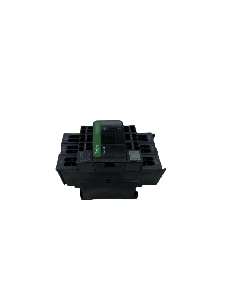 LC1D123BD IEC contactor, TeSys Deca, nonreversing, 12A, 7.5HP at 480VAC, 3 phase, 3 pole, 3 NO, 24VDC coil, open style