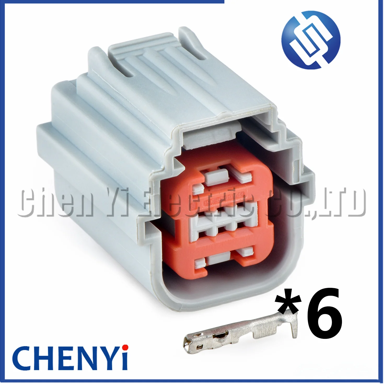 Conector automotivo à prova d'água de 6 pinos, plugue para câmera de backup de carro 1924212-1 2-1924211-1 1924211-1 1924211-3 para GM Chevy GMC Cadillac