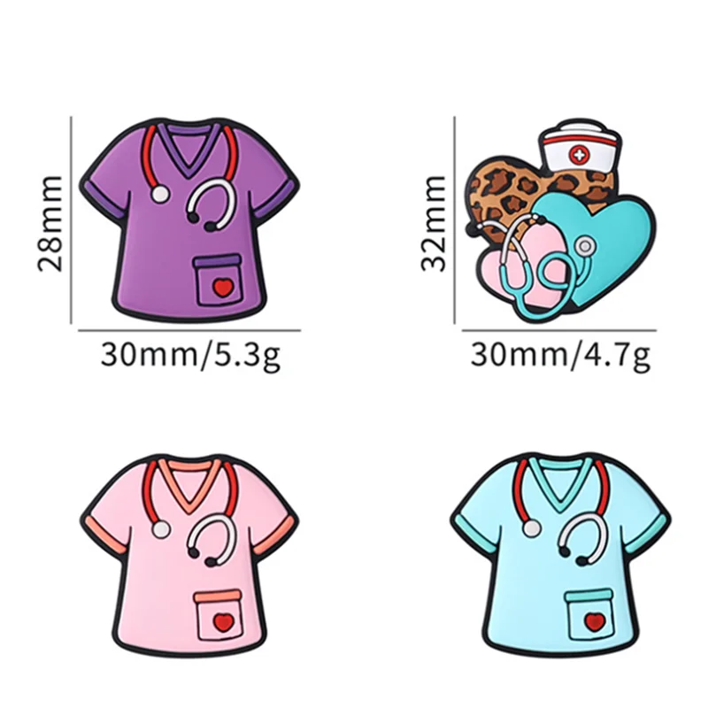 20/50pcs Silicone Beads Wholesale Handwork Focal Nurse Clothes Beads DIY String Pen Bead Nipple Chain Jewelry Accessories