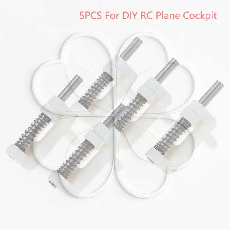 5 pcs Canopy Lock for DIY RC Plane Cockpit Hatch Door Fixed Lock Hatch Cover Aircraft Model Accessories