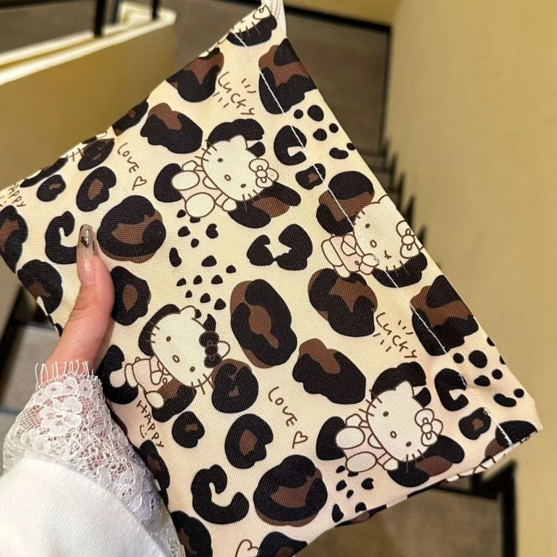 

Hello Kitty косметичка милая женская сумка с узором пантеры универсальные женские товары для хранения модные украшения для прогулок подарок оптовая продажа