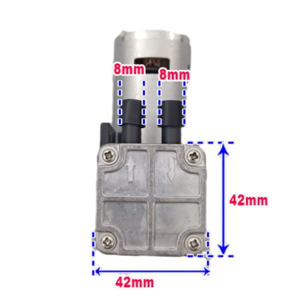 42 واط 5000/5500 دورة في الدقيقة مضخة هواء DC12V/24 فولت 48L تدفق كبير مضخة مكبس هوائي صغيرة الضغط السلبي مضخة تفريغ