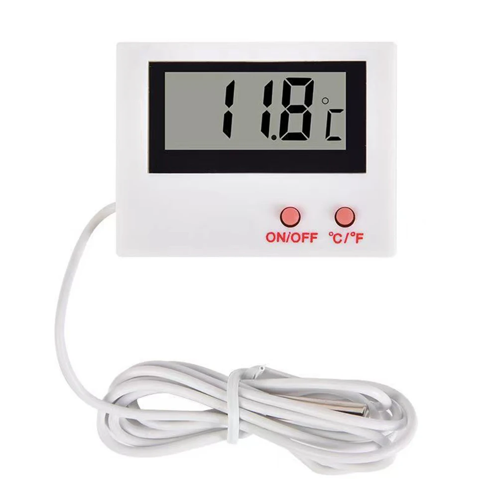 Aquarium Thermometer Fish Tank Thermometer LED display Water Thermometer  Fahrenheit Celsius for Vehicle Reptile Terrarium