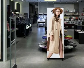 Small Pitch P1.5 P1.8 P2.5 Movable LED Poster Indoor Retail Digital Signage Screen