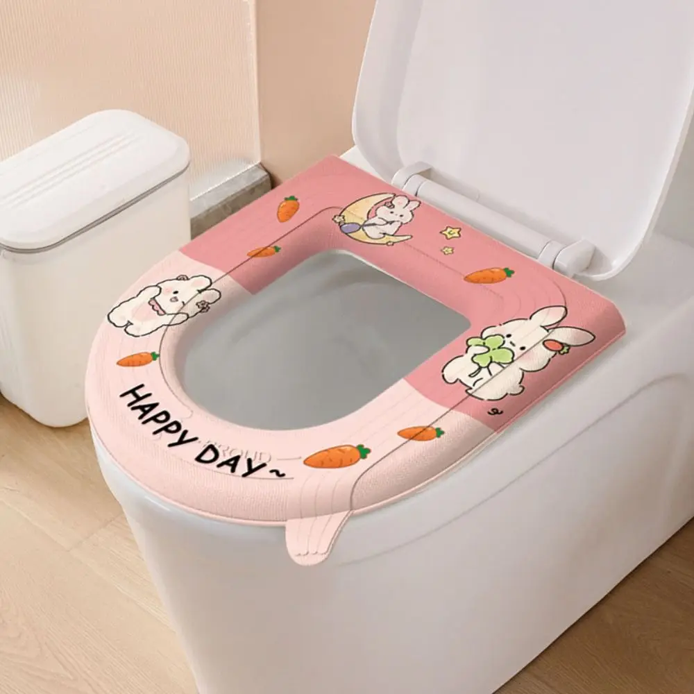 

Eva Toilet Seat Cover Mat Summer Soft Washable Closestool Mat Seat Case Toilet Lid Pad Cover Bathroom