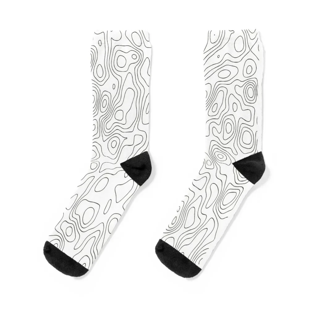 

Contour map Socks gym gifts gift Socks Men's Women's