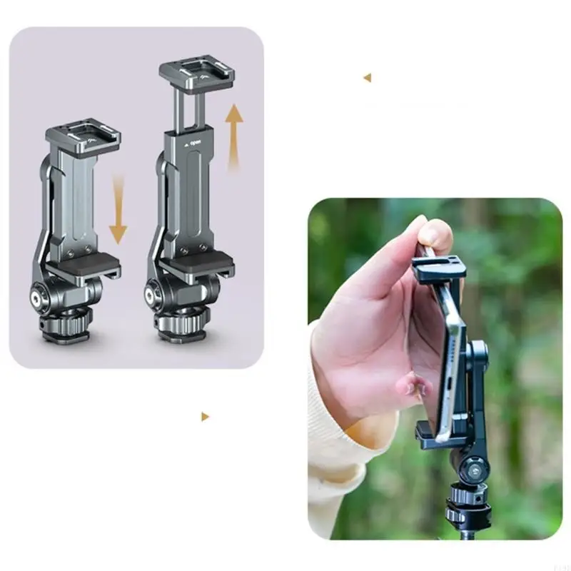 

Держатель кронштейна для монитора смартфона с креплением на холодный башмак для микрофона зеркальной камеры F19E