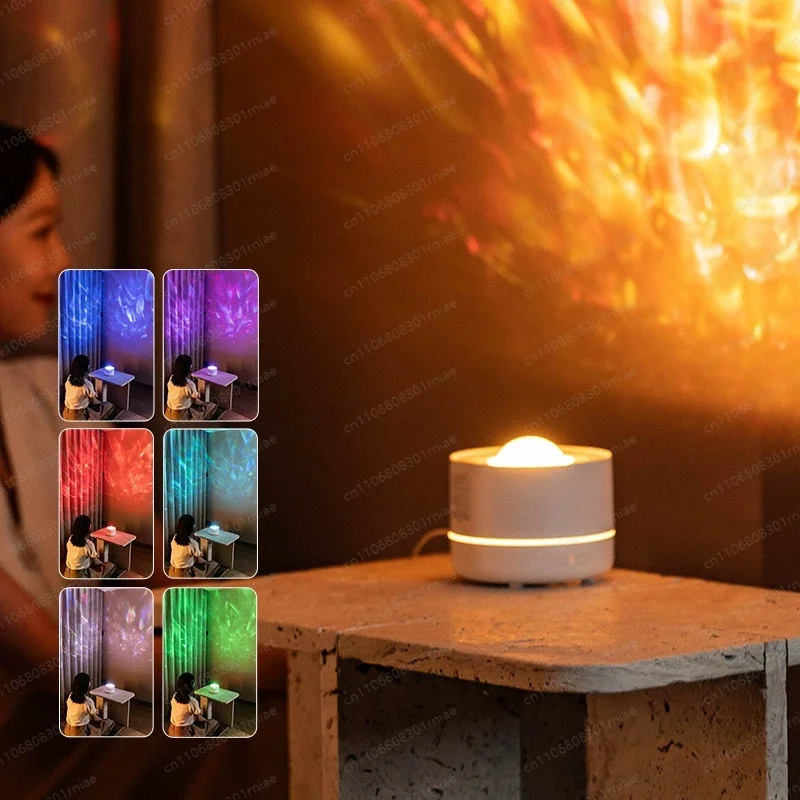 2025 New Starry Sky Projection Plug-in Humidifier Gift Desktop 0.5L 7 Colors Projection Equipment Aroma Diffuser