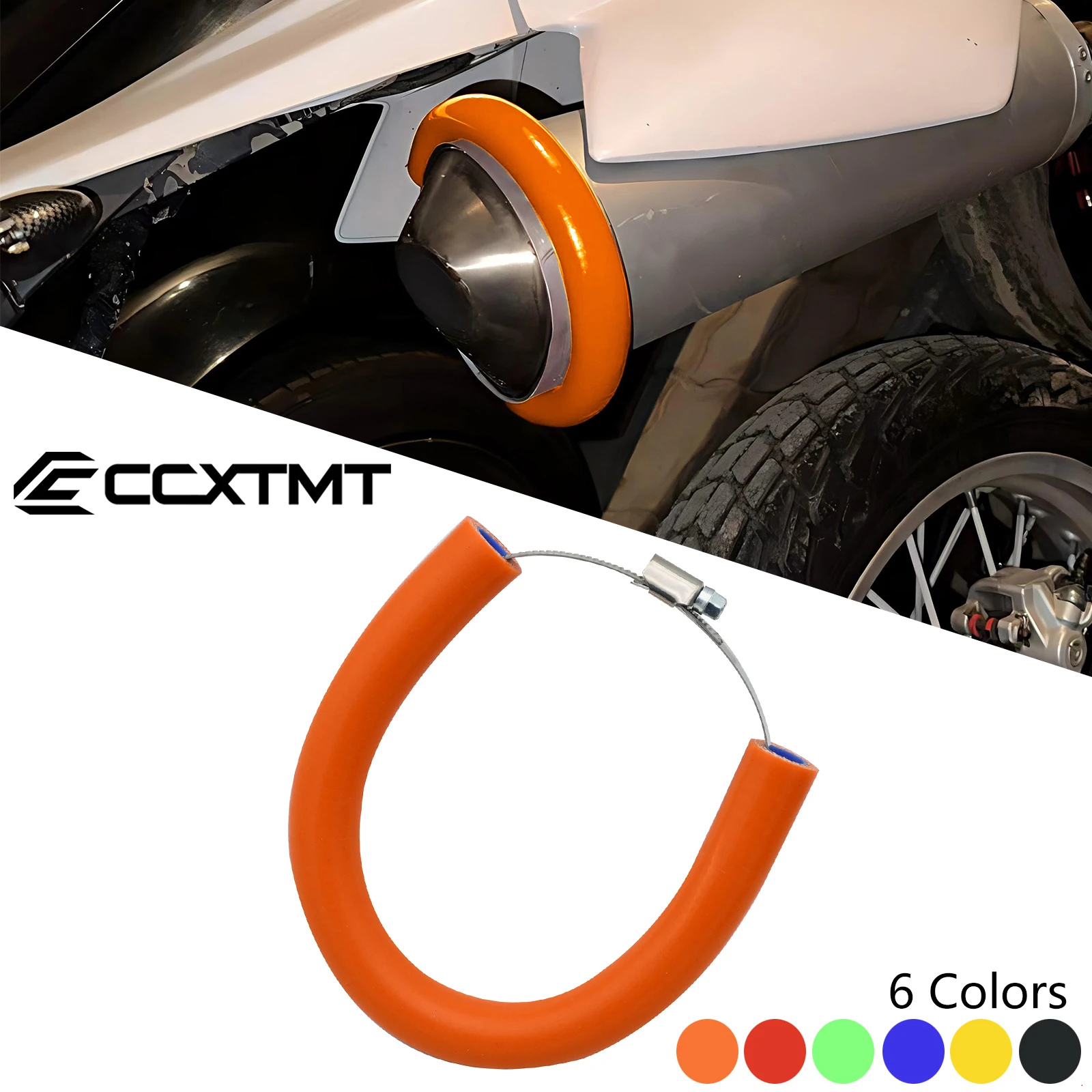 Motorcycle Exhaust Protector Cover Guard Heat Shield For Honda CR CRF 250 Dirt Bike More than 250cc Motocross Universal Parts