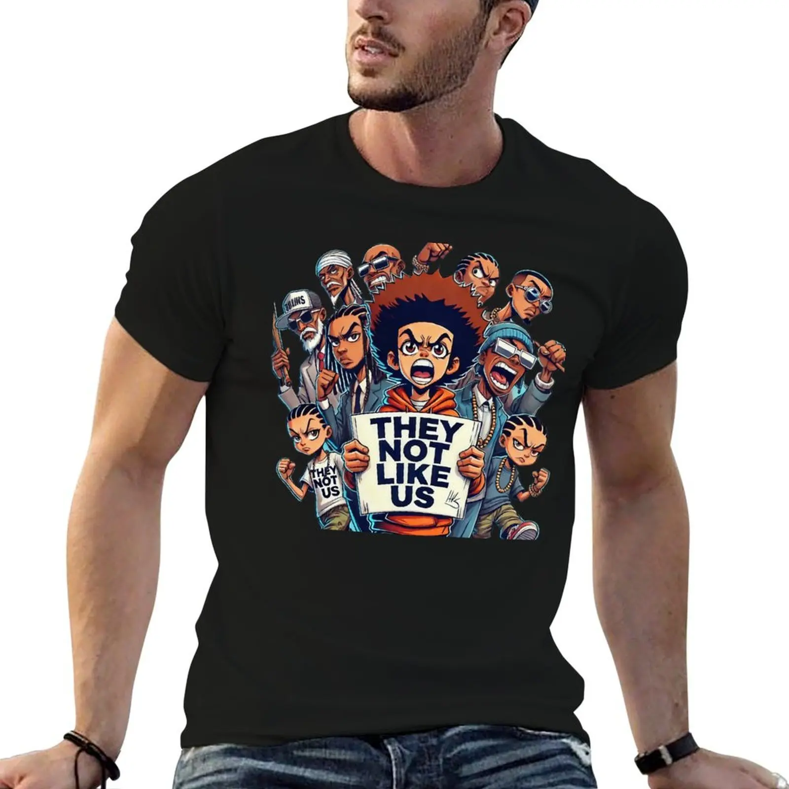 

They Not Like Us 4.5 Series -1 T-Shirt man t shirt summer man t shirt cotton high quality t shirts for man cotton T-Shirt