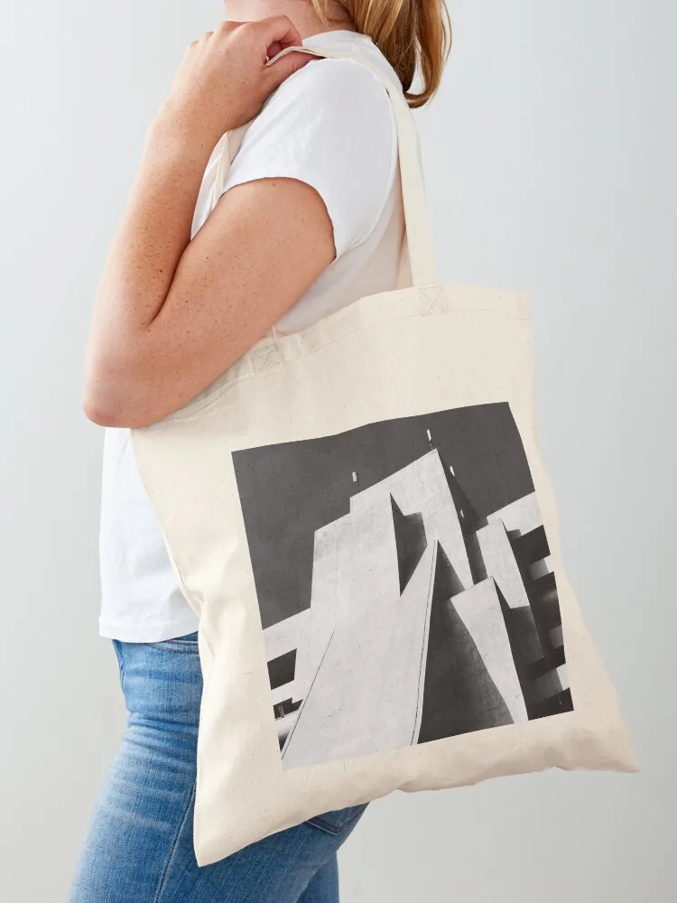 

Brutalism Minimalist Architecture Building Photography by arquitectura90 Tote Bag woman shopping bag Women's beach bags