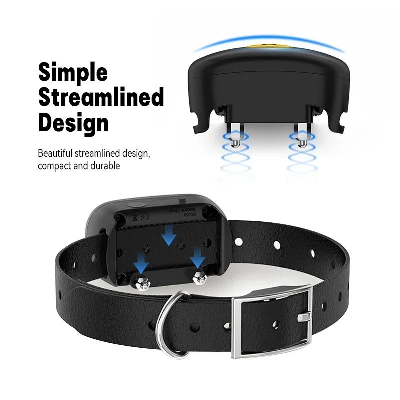 

500m Long Distance Anti-barking Stop Barking Collar, Remote Control Dog Electric Training Collar Waterproof For Large Medium Dog