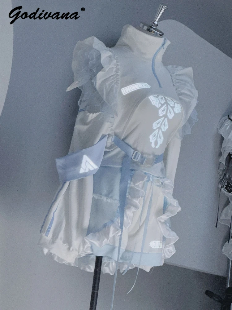 

Японский механический стиль, акварель, потому что комплект из трех предметов, новый весенне-осенний комплект для девочек и женщин, крутая короткая куртка, жилет и шорты