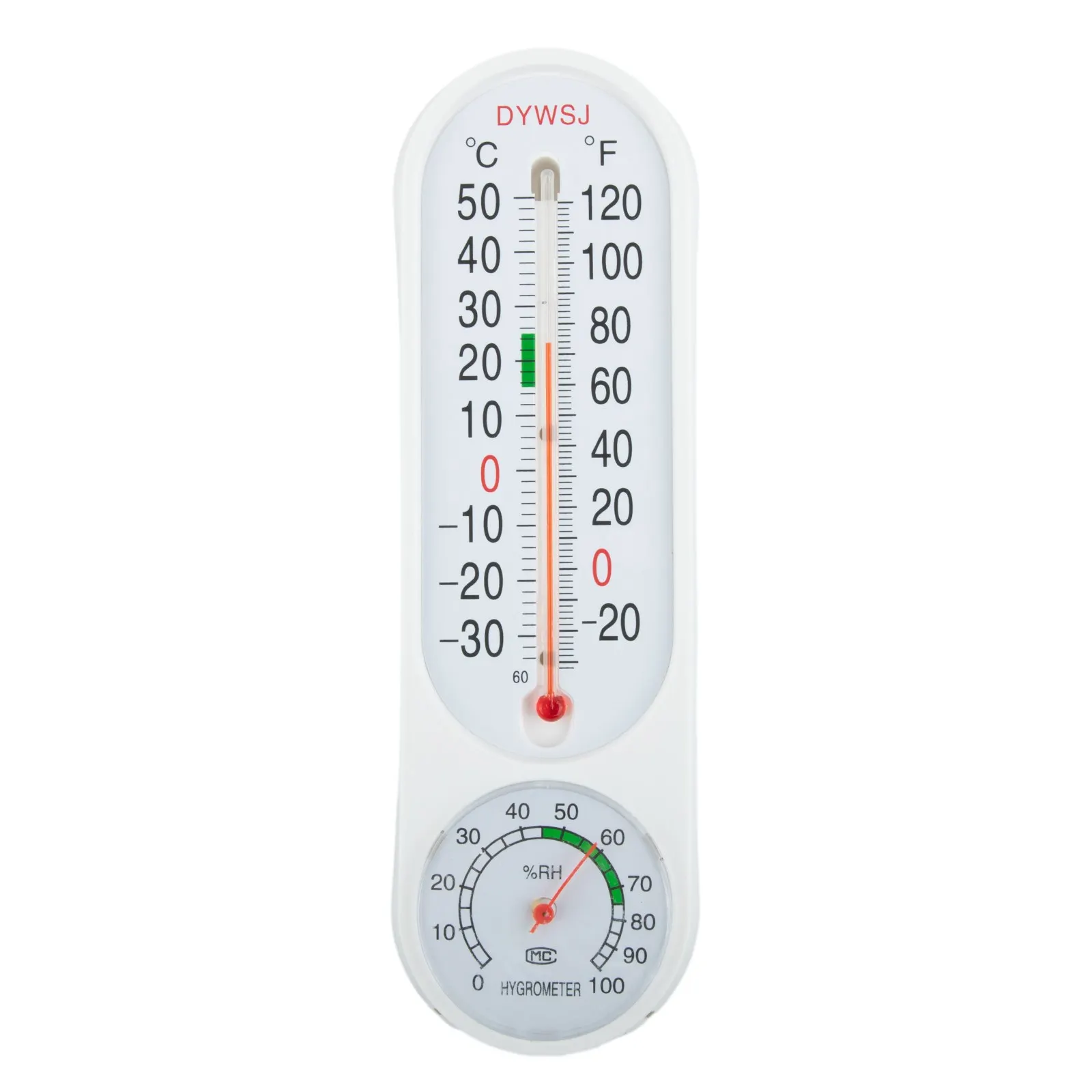 Temperature Reader Thermometer -20-120 (RH) -30~50°C 2 PCS Greenhouse Temperature Indoor Thermometer Large Outdoor