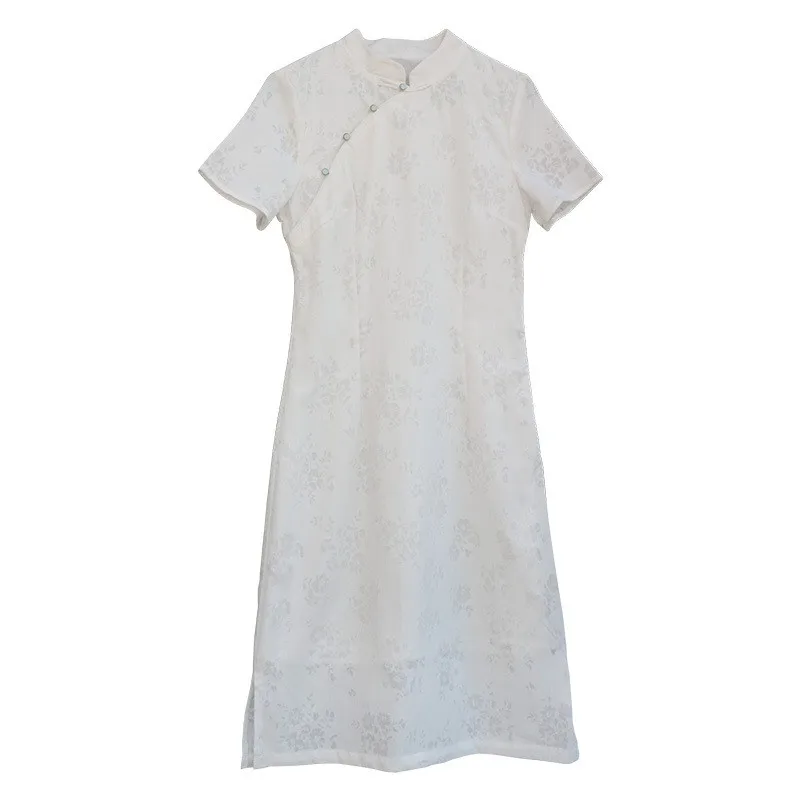 تنورة نسائية صيفية Sle Reformed Dr White Slimming Cotton ort Sve الصينية الفنية متوسطة الطول Busin كاجوال... #5