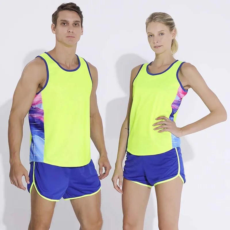 NEW Quality Reflective Design Men/Women Running Vest Gym Sleeveless Track and Field Shirt Marathon Slim Tank Sport Vest Top