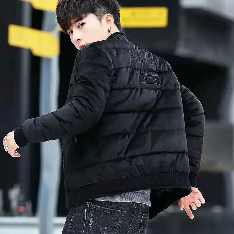 Parkas Embroidery Man Padded Coat Down Jackets for Men Padding Inter Special Korean Style Clothing Reviews Many Clothes Quilted