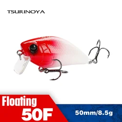 TSURINOYA 50SSR Crankbait Floating Fishing Lure MAGICIAN 50mm 8.5g Floating Hard Bait Chatterbait Ponds Lake Fake Fish Baits