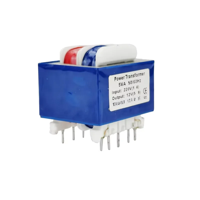 EI41*22 5W/5VA 8W 9 Pin Transformer Small Power Supply AC for Electronic Equipment with Copper Coil China