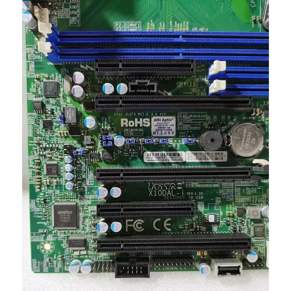 X10DAL-i untuk Supermicro Workstation Motherboard DDR4 LGA2011 E5-2600 V4 V3 Prosesor Keluarga SATA3 LGA2011 DDR4