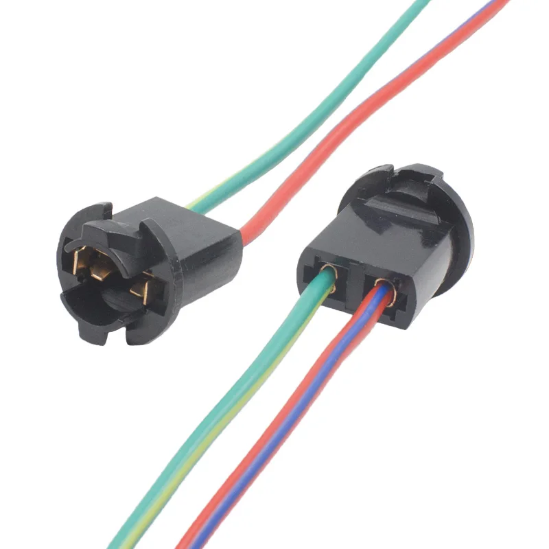 10 個 T10 ソケットダッシュボードインパネソケット T10 W5W 168 192 194 ツイストロックウェッジベースランプダッシュ電球プラグ