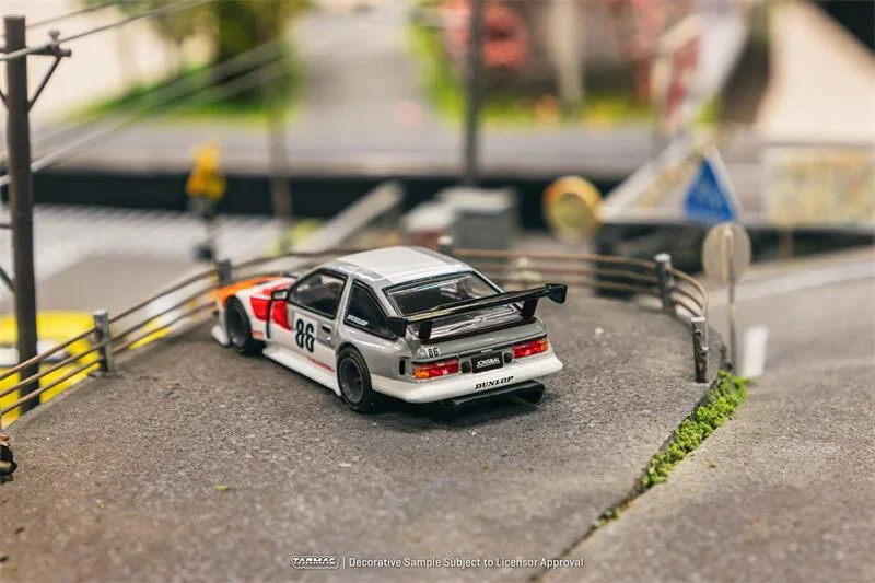 (Pre-order) Tarmac Work 1:64 Sprinter Trueno AE86 Widebody TRD Diecast Model Car