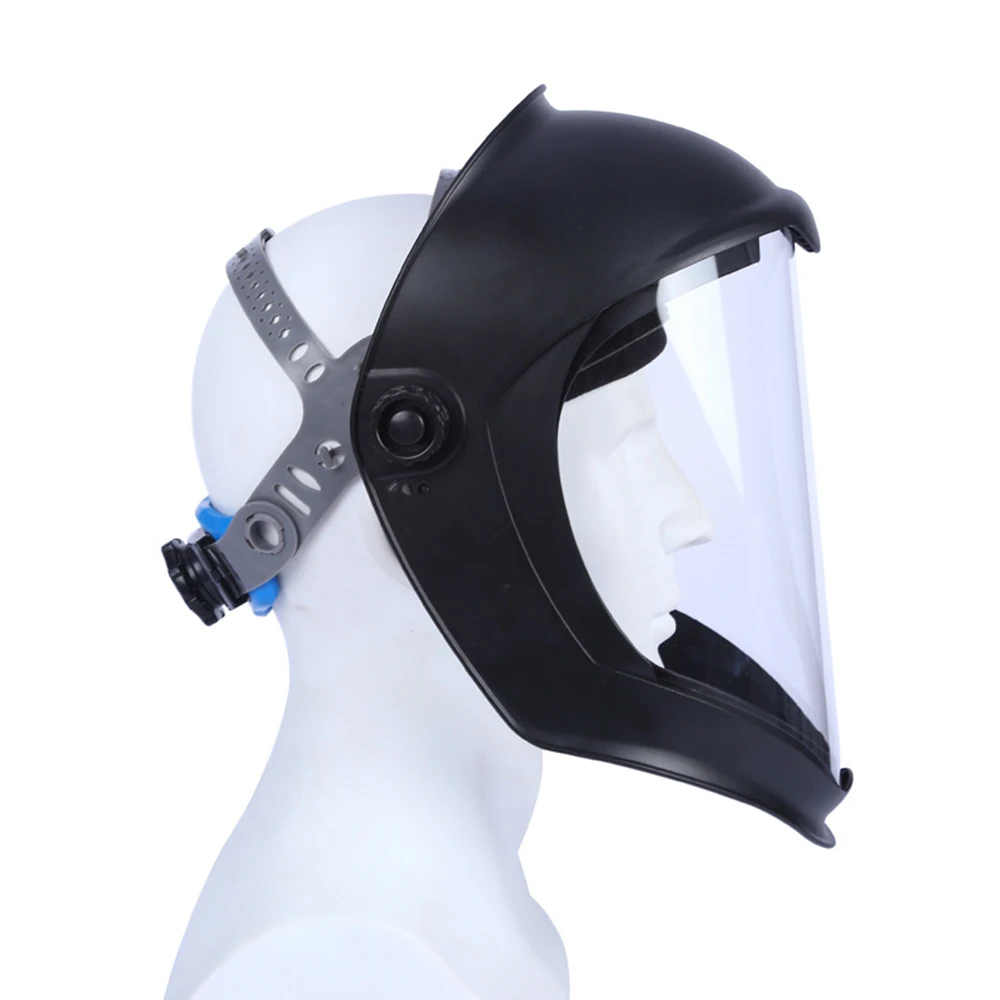 Large window protective mask, safety grinding welding mask, transparent household welding protective equipment