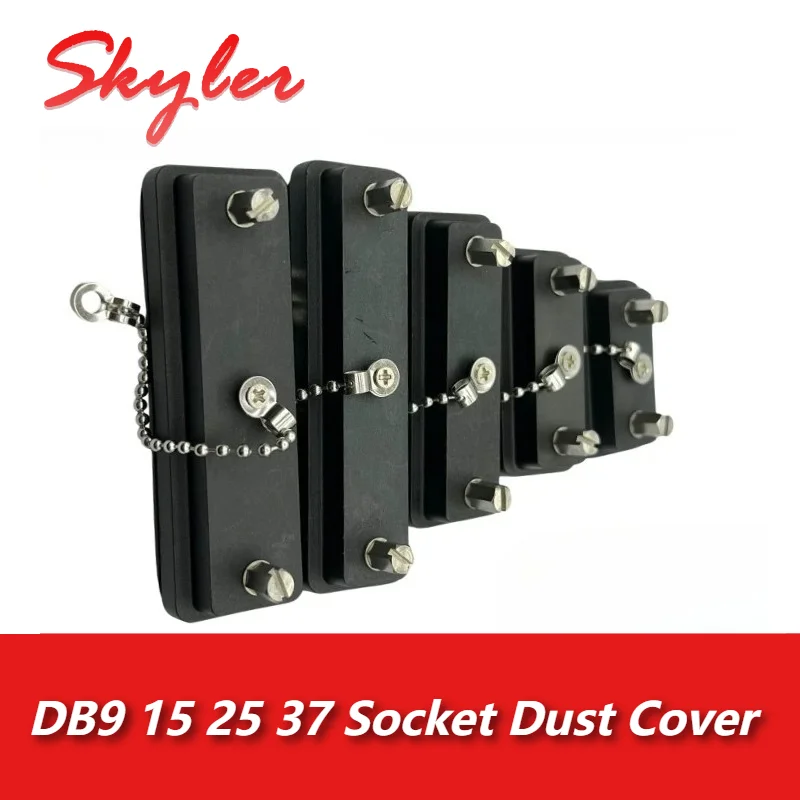 DB9 DB15 DB25 DB37 Socket Waterproof Cover for DB9/15/25/37 Connector IP67 D-SUB Male Female Plug Protective Cap Dustproof Cover