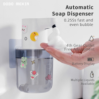 New Wall Mounted Automatic Soap Dispenser Foam Smart Hand Washing Machine 400ml Liquid Rechargeable Bathroom Induction Sensor