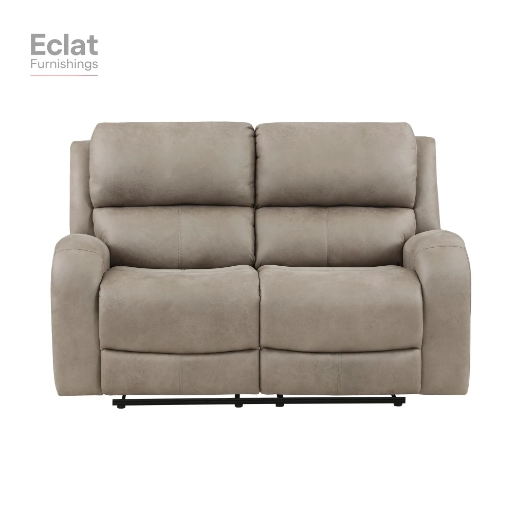 

Luxurious Style Double Reclining Loveseat 1pc Brown Plush Comfortable Living Room Furniture, sofa set living room furniture,