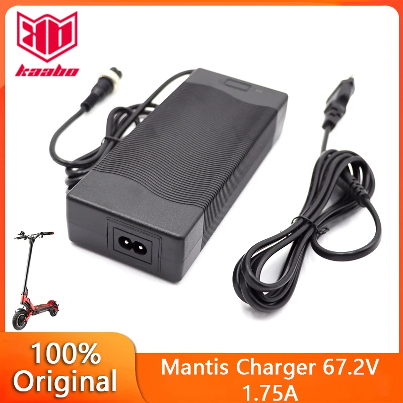 Original Kaabo Mantis Charger 67.2V 1.75A Power Supply Faster Charger for Kaabo Mantis 10 60V 18.2ah Electric Scooter Charger