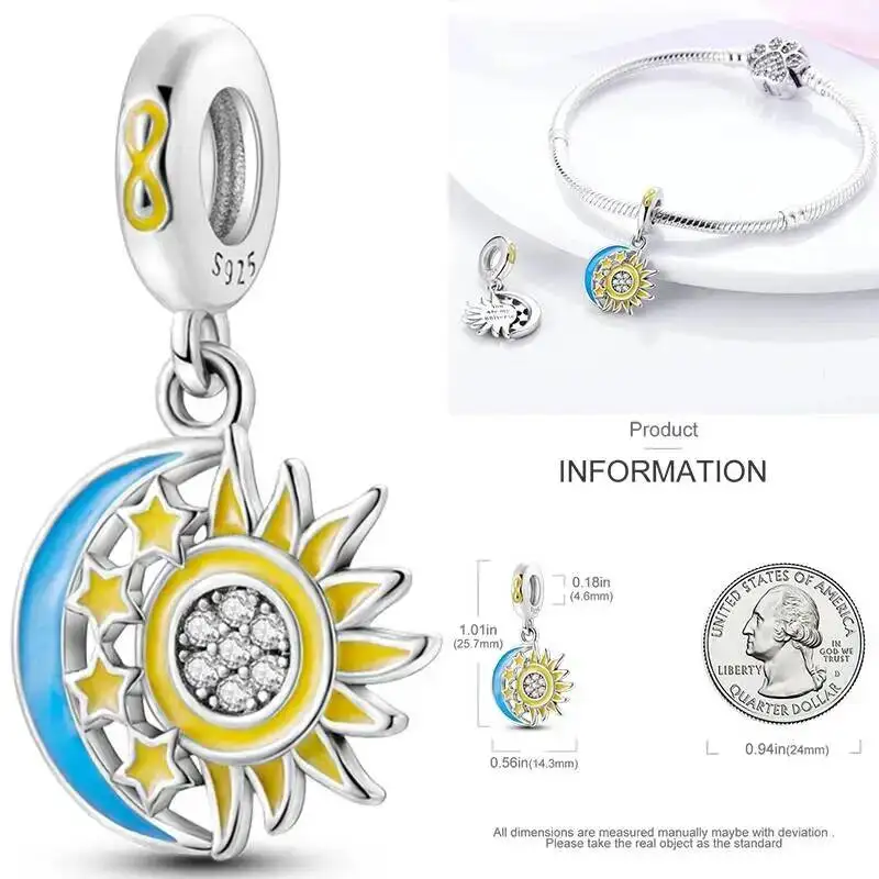 2026 Hot 925 Sterling Silver Charms Airplane Dreamcatcher Devil Eyes Fit Bracelet DIY Jewelry Original Women Gifts