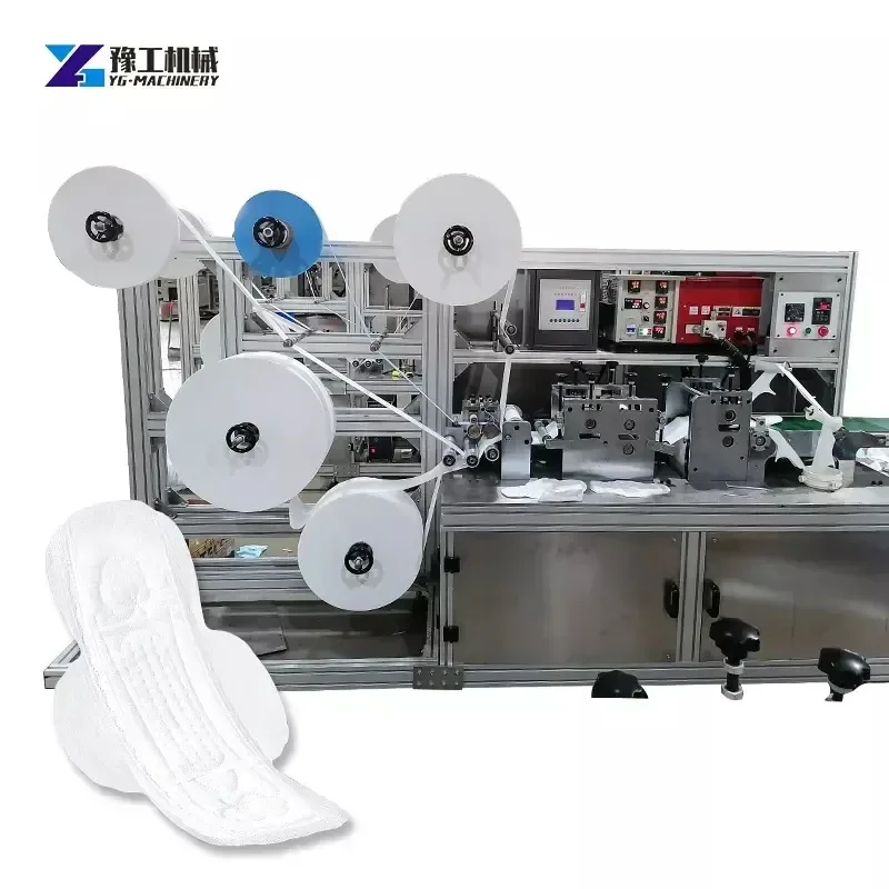 Non Woven Sanitary Pad Machine Super Absorbency Breathable Sanitary Pad Machine Towel Surface Lady Paper Machine